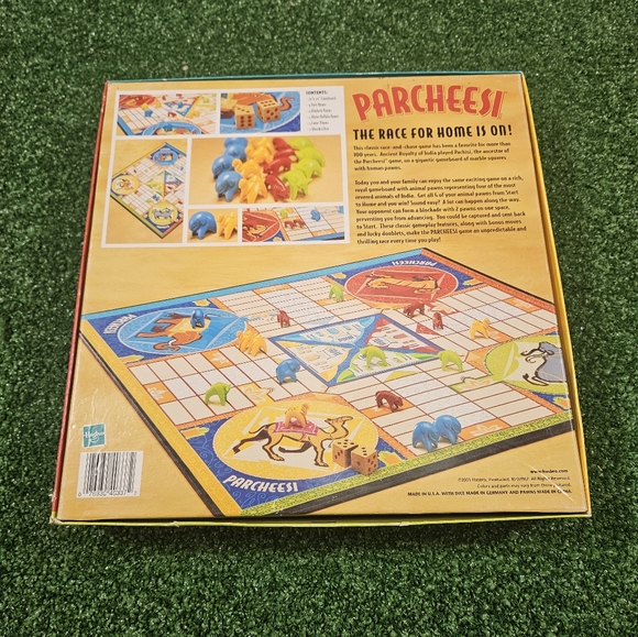 Vintage Parcheesi Classic Game India Board Game 2001-Out Of Print Animal Edition - Picture 2 of 7